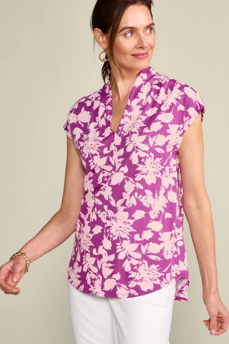 Soft Surroundings Twilight Luau Printed Tunic| Tops