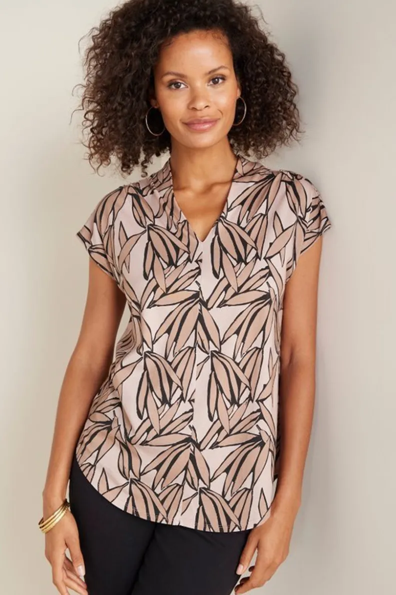 Soft Surroundings Twilight Luau Printed Tunic| Tops