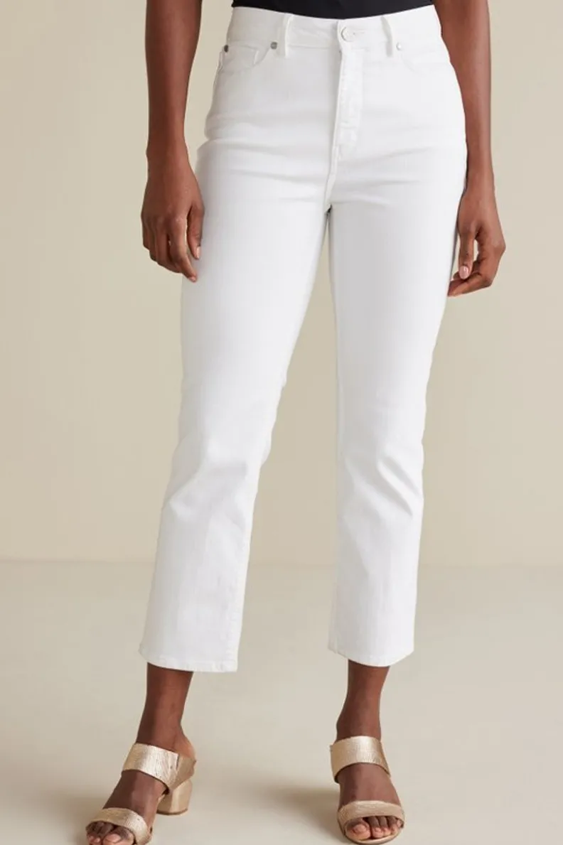 Soft Surroundings Ultimate Denim Slim Leg Crop Jeans| Jeans
