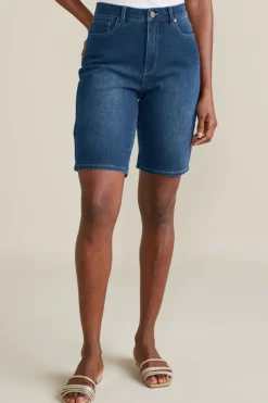 Soft Surroundings Ultimate Denim Slim Leg Shorts| Jeans|Pants