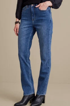 Soft Surroundings Ultimate Denim Straight Leg Jeans| Jeans