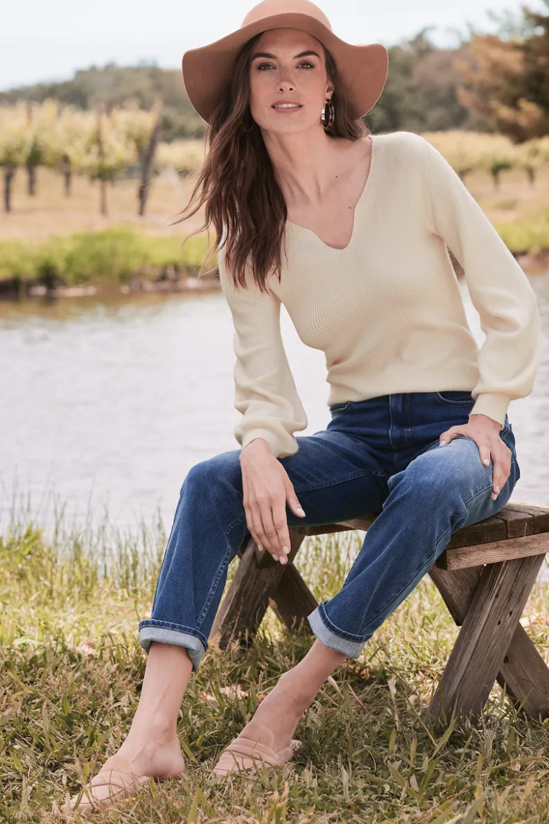 Soft Surroundings Ultimate Denim Straight Leg Jeans| Jeans