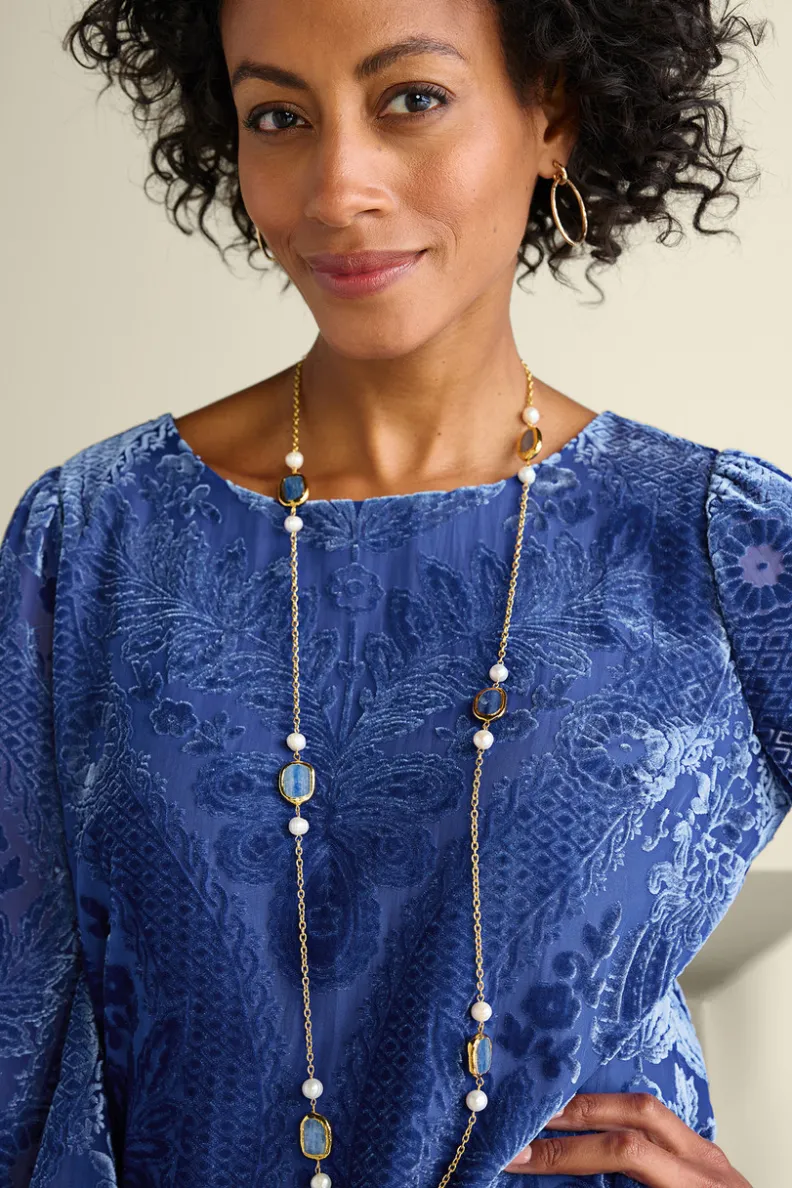 Soft Surroundings Vanetta Velvet Top| Tops