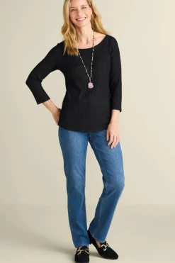 Soft Surroundings Veda Rib Top| Tops