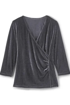Soft Surroundings Velvet Alyssa Knit Top| Tops