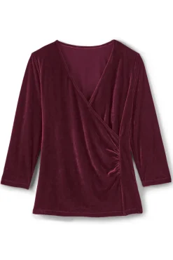 Soft Surroundings Velvet Alyssa Knit Top| Tops