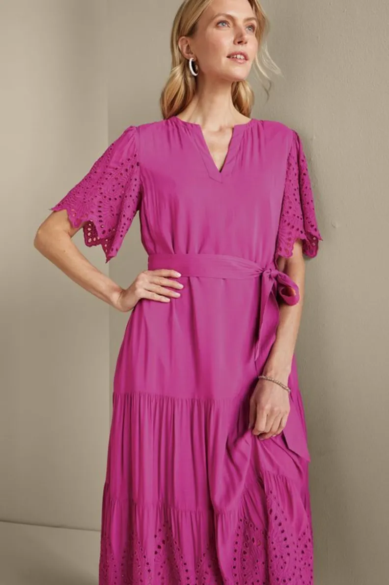 Soft Surroundings Verena Eyelet Midi Dress| Dresses