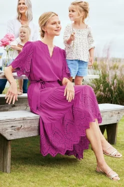 Soft Surroundings Verena Eyelet Midi Dress| Dresses