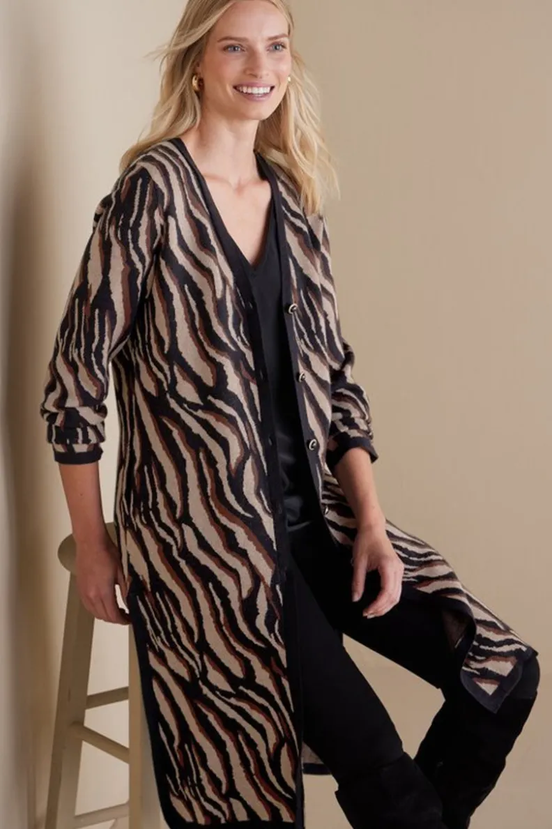 Soft Surroundings Veronica Jacquard Cardigan| Sweaters & Cardigans