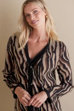 Soft Surroundings Veronica Jacquard Cardigan| Sweaters & Cardigans