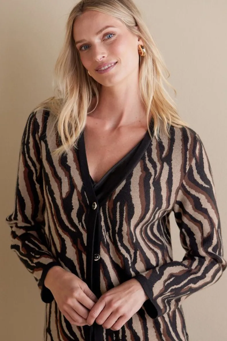 Soft Surroundings Veronica Jacquard Cardigan| Sweaters & Cardigans