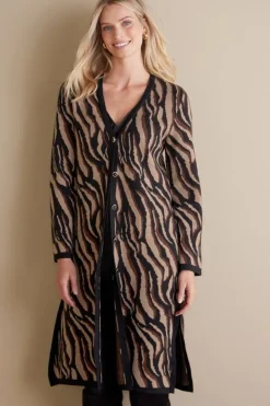 Soft Surroundings Veronica Jacquard Cardigan| Sweaters & Cardigans