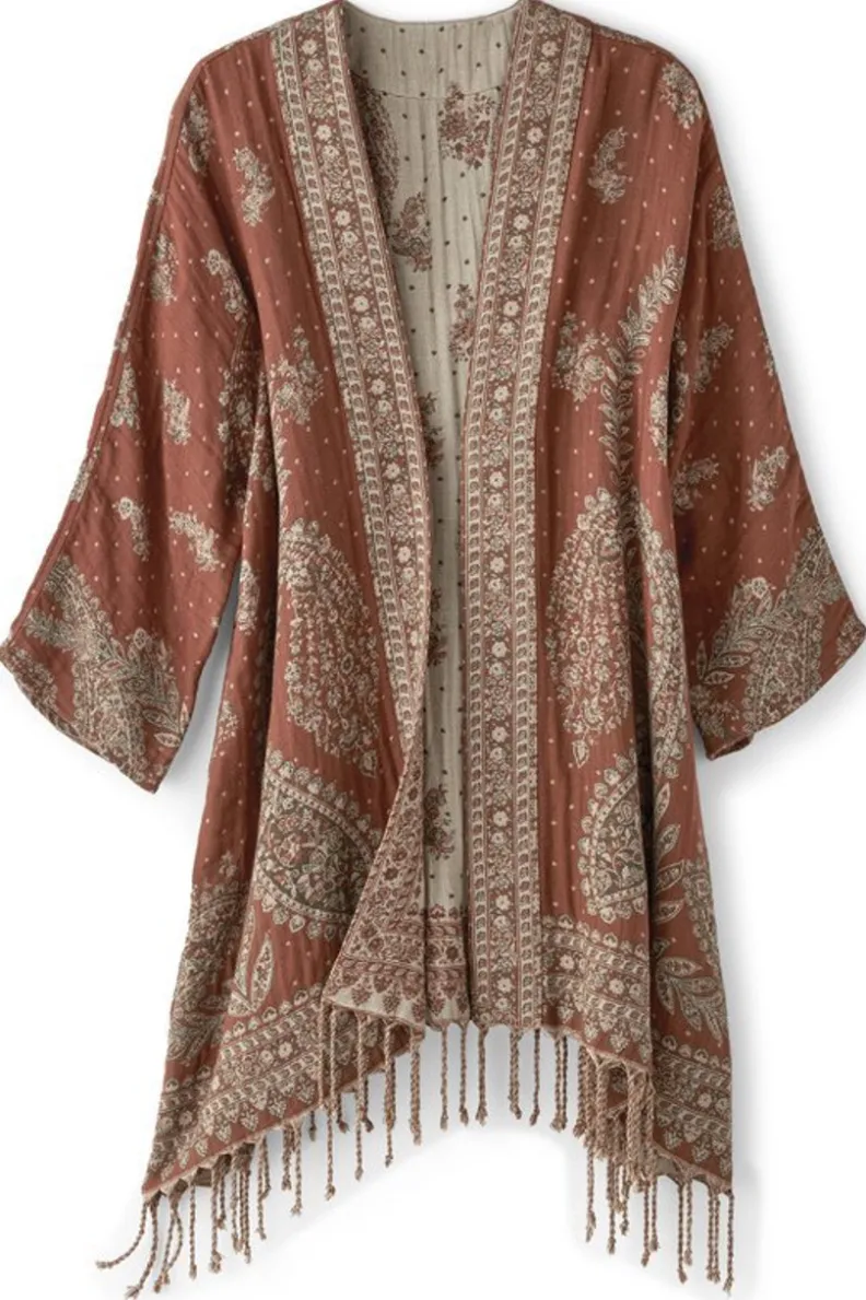 Soft Surroundings Versailles Jacquard Topper| Toppers|Jackets & Coats
