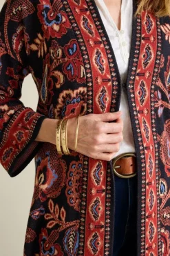 Soft Surroundings Vitrine Jacquard Cardigan| Tops|Sweaters & Cardigans