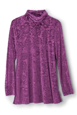 Soft Surroundings Walden Velvet Turtleneck| Tops