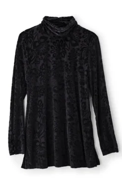 Soft Surroundings Walden Velvet Turtleneck| Tops