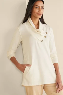 Soft Surroundings Westminster Tunic Sweatshirt| Tops|Tunics & Leggings
