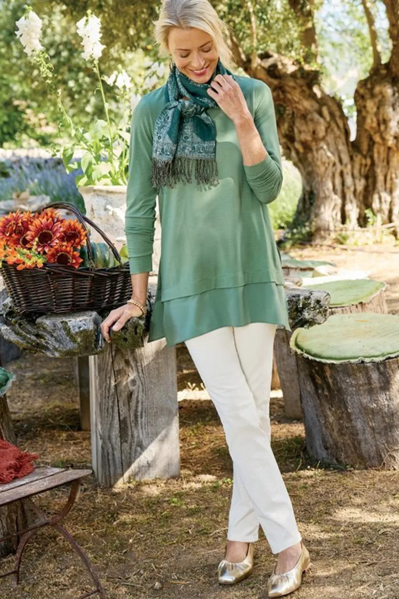 Soft Surroundings Willa Layered Tunic| Tops