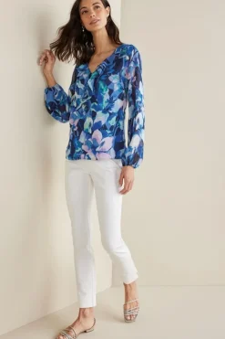 Soft Surroundings Xenia Ruffle Top| Tops